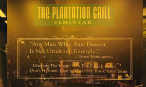 the plantation grill bali